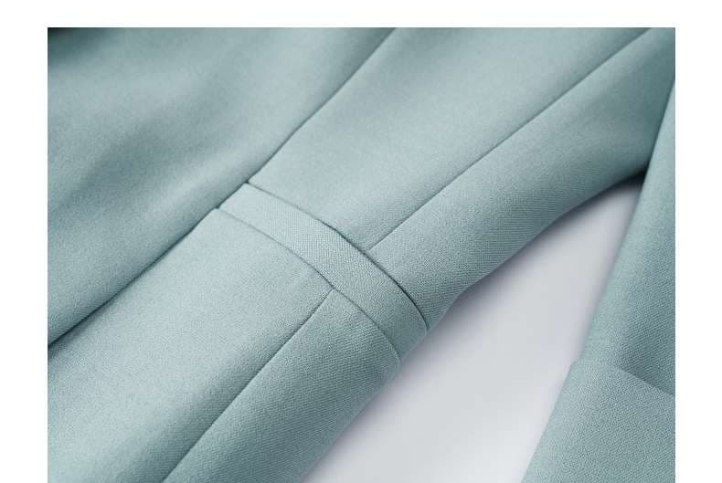 フォーマルスーツ エレガントミントグリーン レディースパンツスーツ