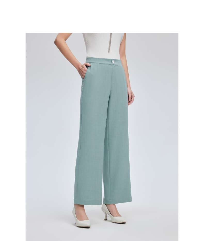 フォーマルスーツ エレガントミントグリーン レディースパンツスーツ
