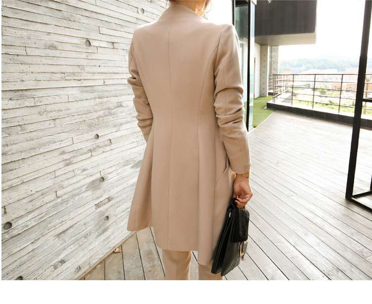 フォーマルスーツ ロング丈スリムパンツスーツ フォーマル きちんと服