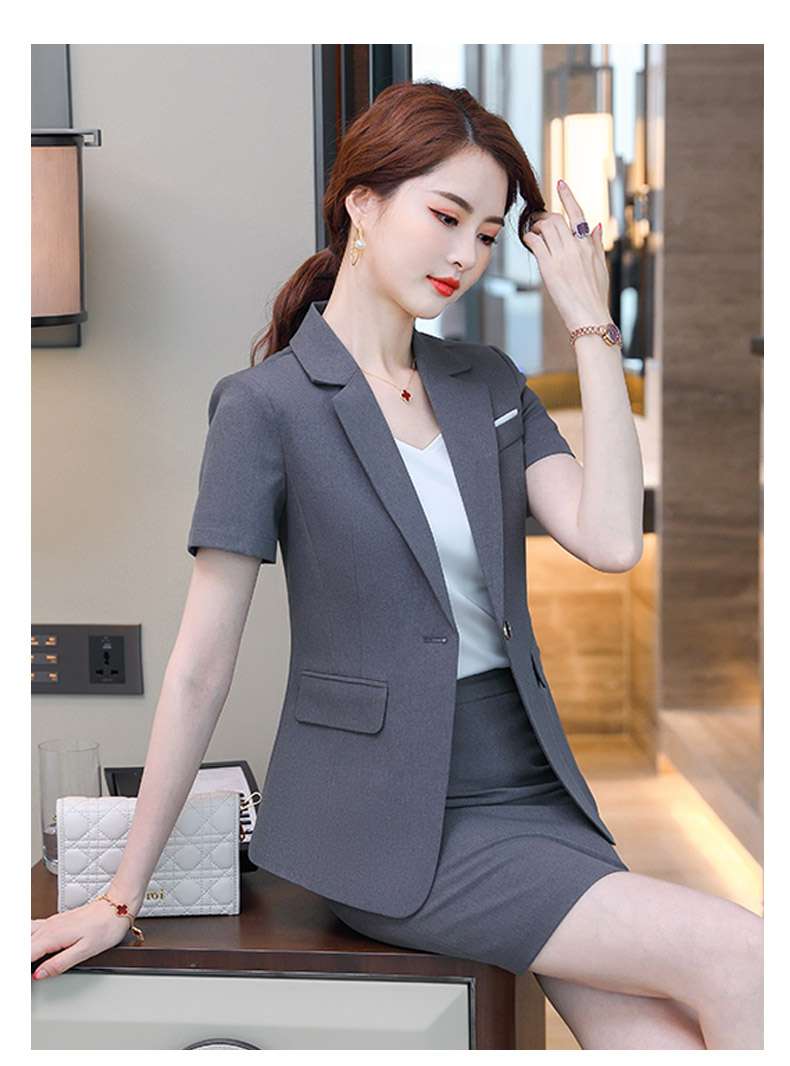 フォーマルスーツ エレガントショートスリーブスーツセット