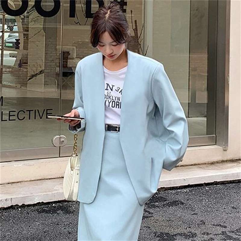 フォーマルスーツ シンプルオーバーサイズジャケットセットアップ