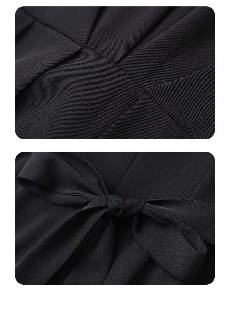 フォーマルスーツ エレガントパールネックラインワンピース