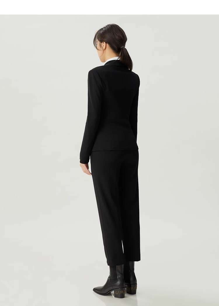 フォーマルスーツ 女性用スリムフィットスーツセット