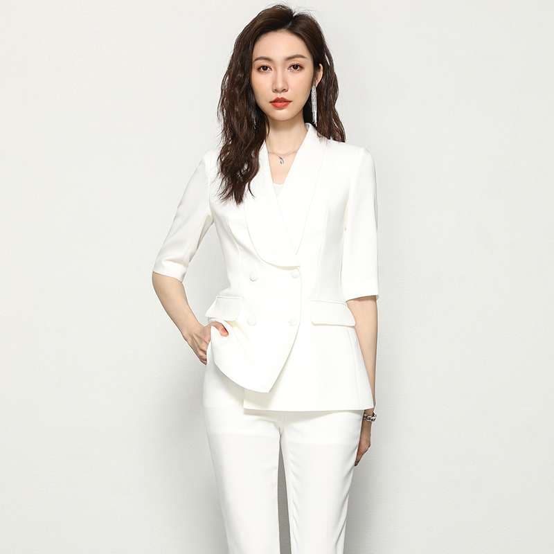 フォーマルスーツ エレガントオフィスパンツスーツ