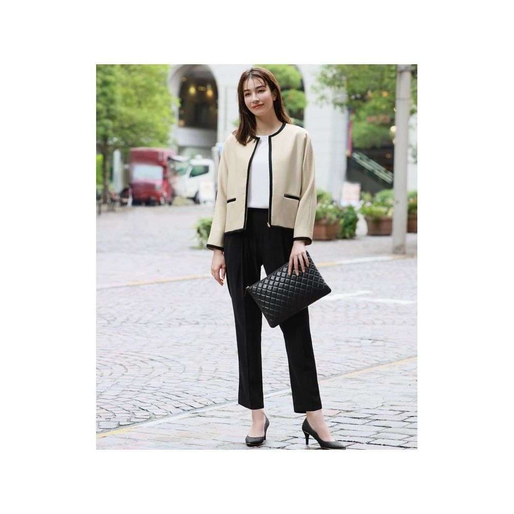 フォーマルスーツ エレガントツーピースジャケットパンツスーツ