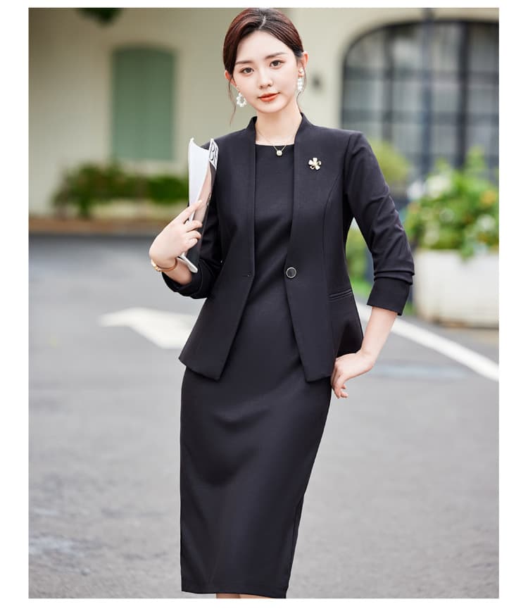オフィス向け美シルエットフォーマルスーツ