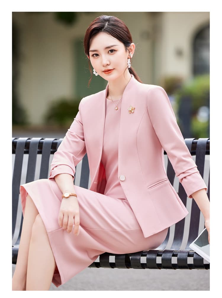 オフィス向け美シルエットフォーマルスーツ